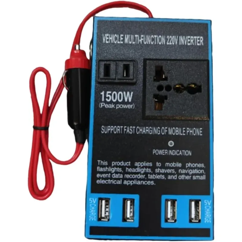 Convertisseur d'Énergie Puissant de Voiture 1500W